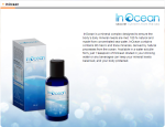 InOcean is a mineral complex designed to ensure the body’s daily mineral needs are met. 100 % natural